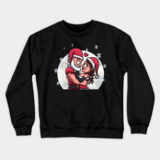 Romantic Young Santa - And Mrs. Claus Crewneck Sweatshirt